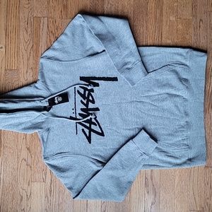 Stussy Grey Hoodie Small NWT